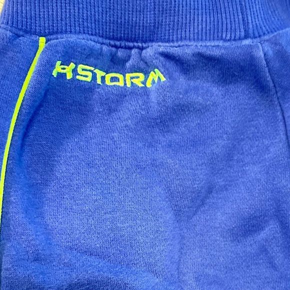 UNDER ARMOUR | storm | sweatpants |  blue | girls small - Picture 3 of 5